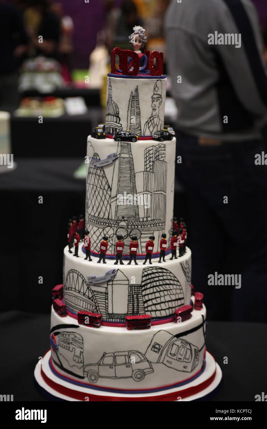 London, UK. 6th Oct, 2017. Cake Bake Show opens its doors in ExCel