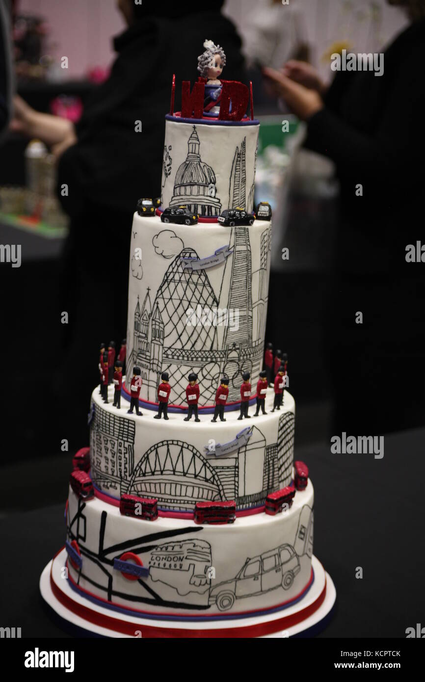 London, UK. 6th Oct, 2017. Cake Bake Show opens its doors in ExCel