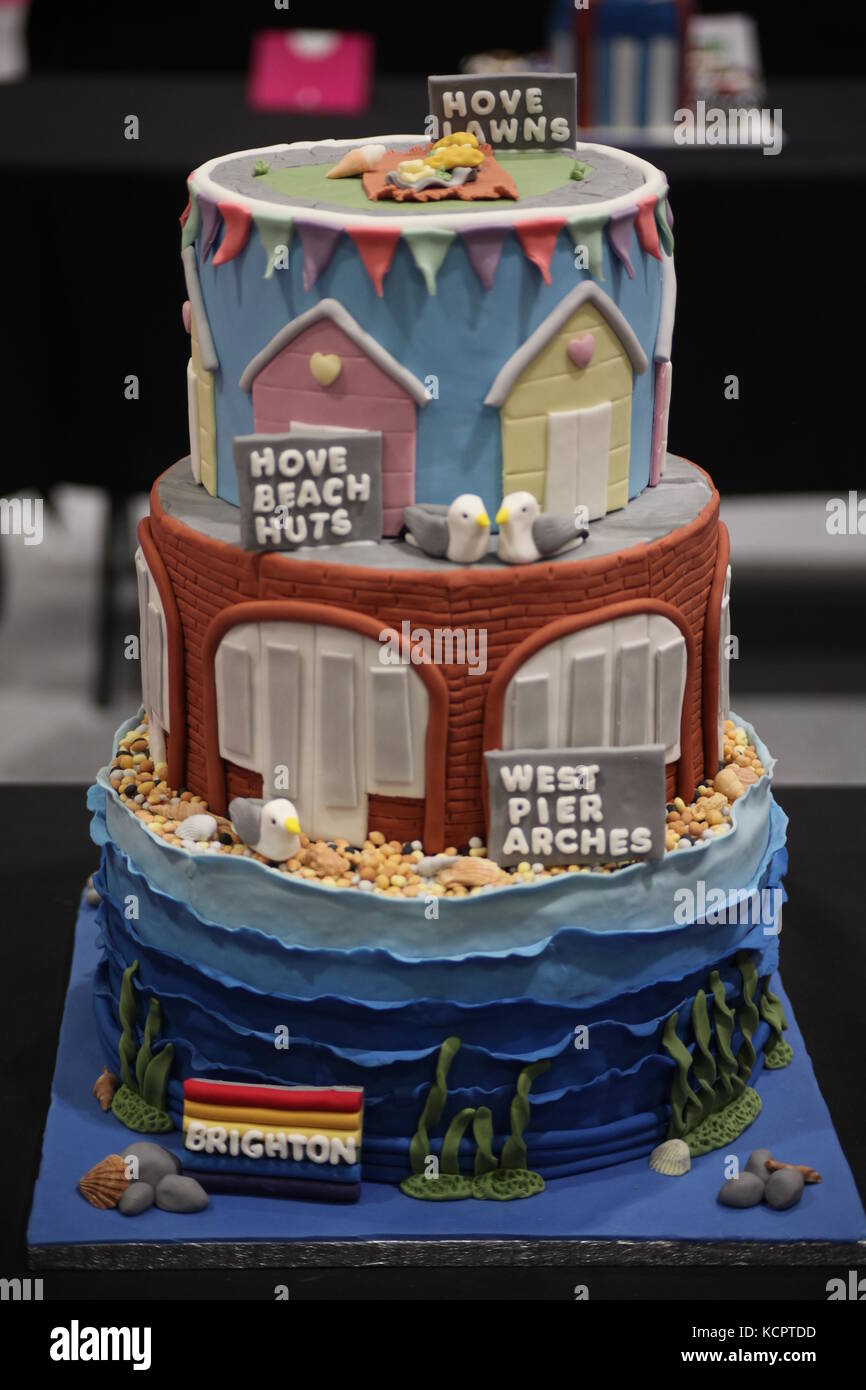 London, UK. 6th Oct, 2017. Cake Bake Show opens its doors in ExCel