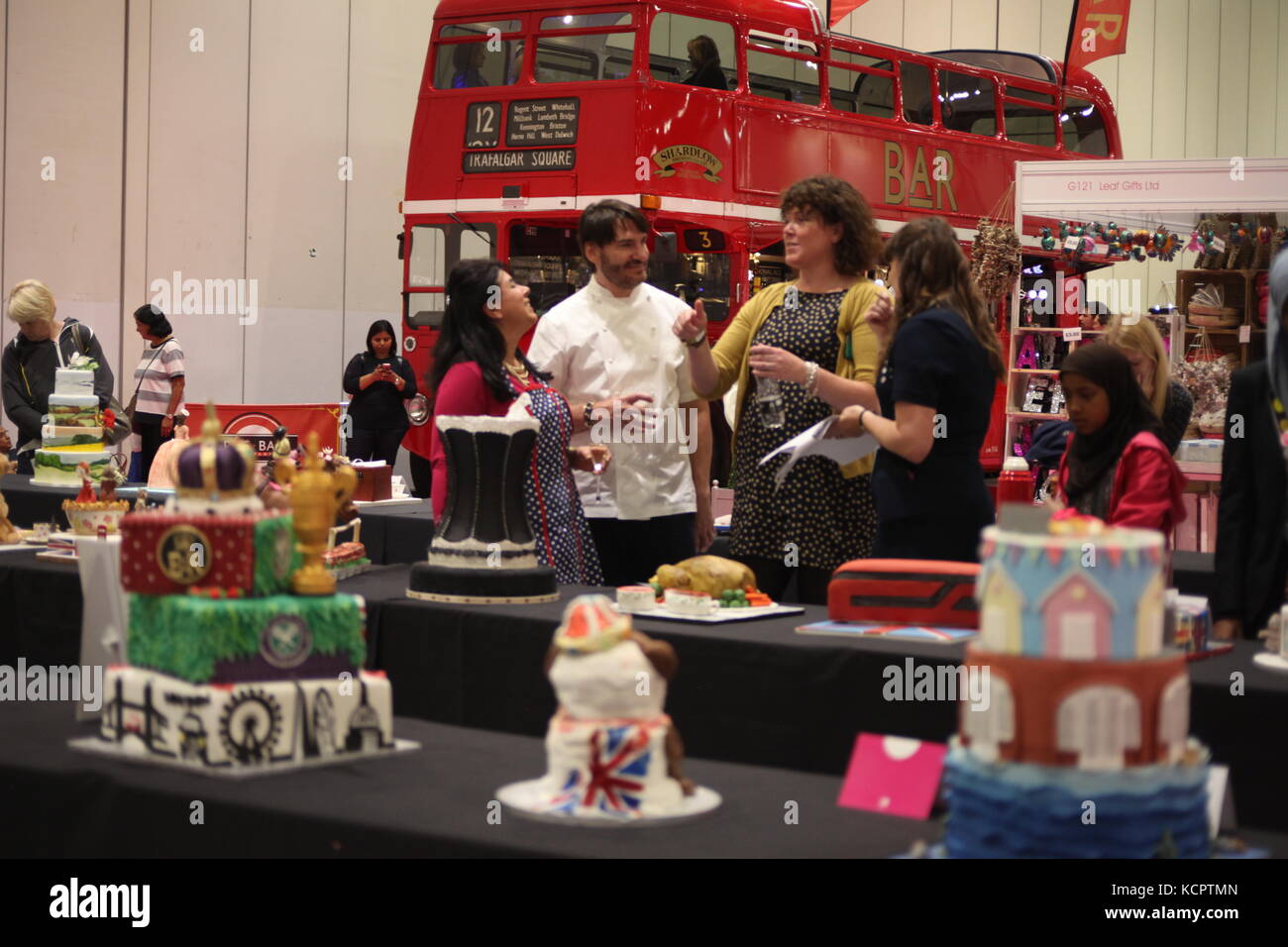 London, UK. 6th Oct, 2017. Cake Bake Show opens its doors in ExCel