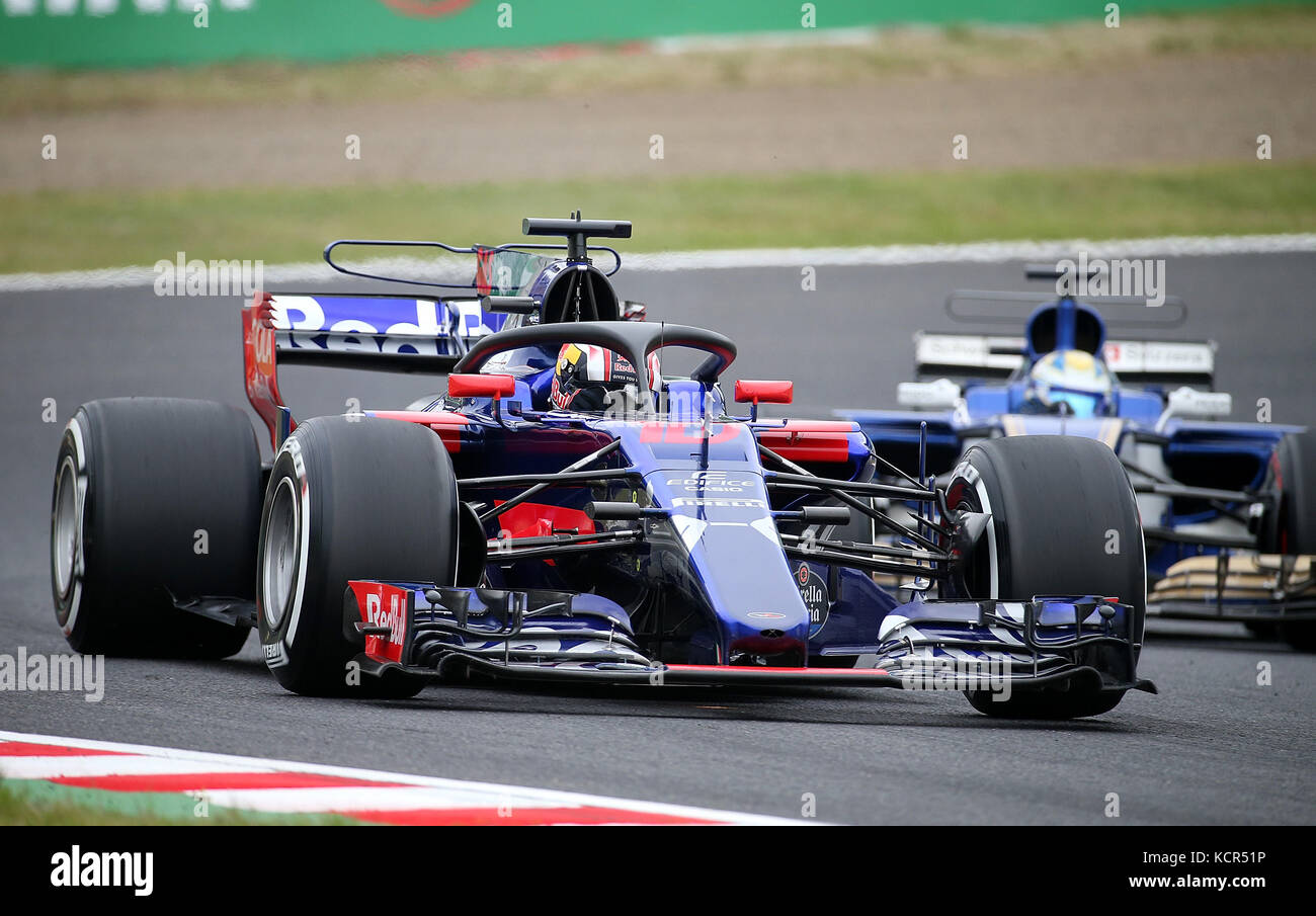 Pierre Gasly driving his Scuderia Toro Rosso STR13 F1 Car Pierre Gasly driving his Scuderia Toro Rosso STR13 F1 Car