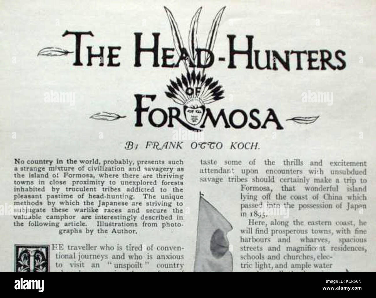 Headhunters Formosa Frank O Koch 01 Stock Photo 162778973 Alamy