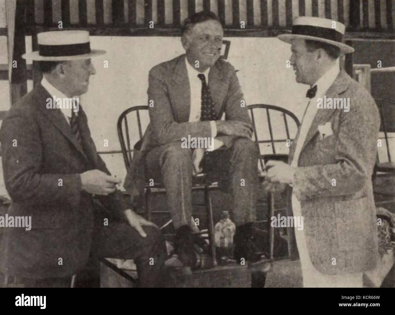 Charles Eyton, George Melford, & Thomas J Geraghty   Sep 1920 EH Stock Photo