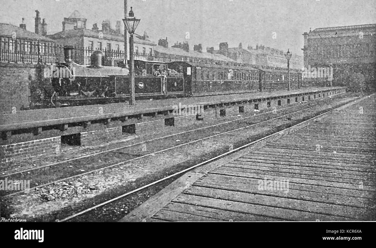 Boat train at Fleetwood Stock Photo - Alamy