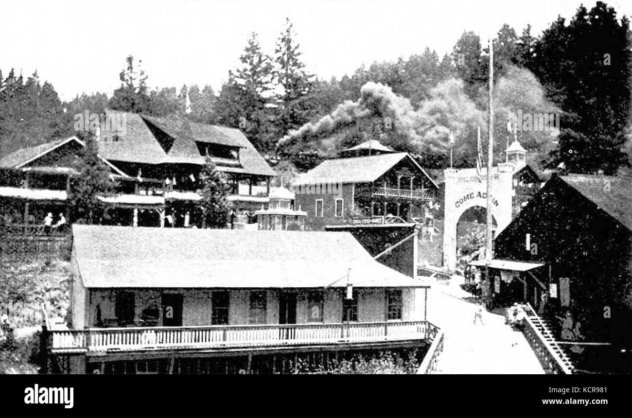 Camp Meeker. California (1907 Stock Photo Alamy