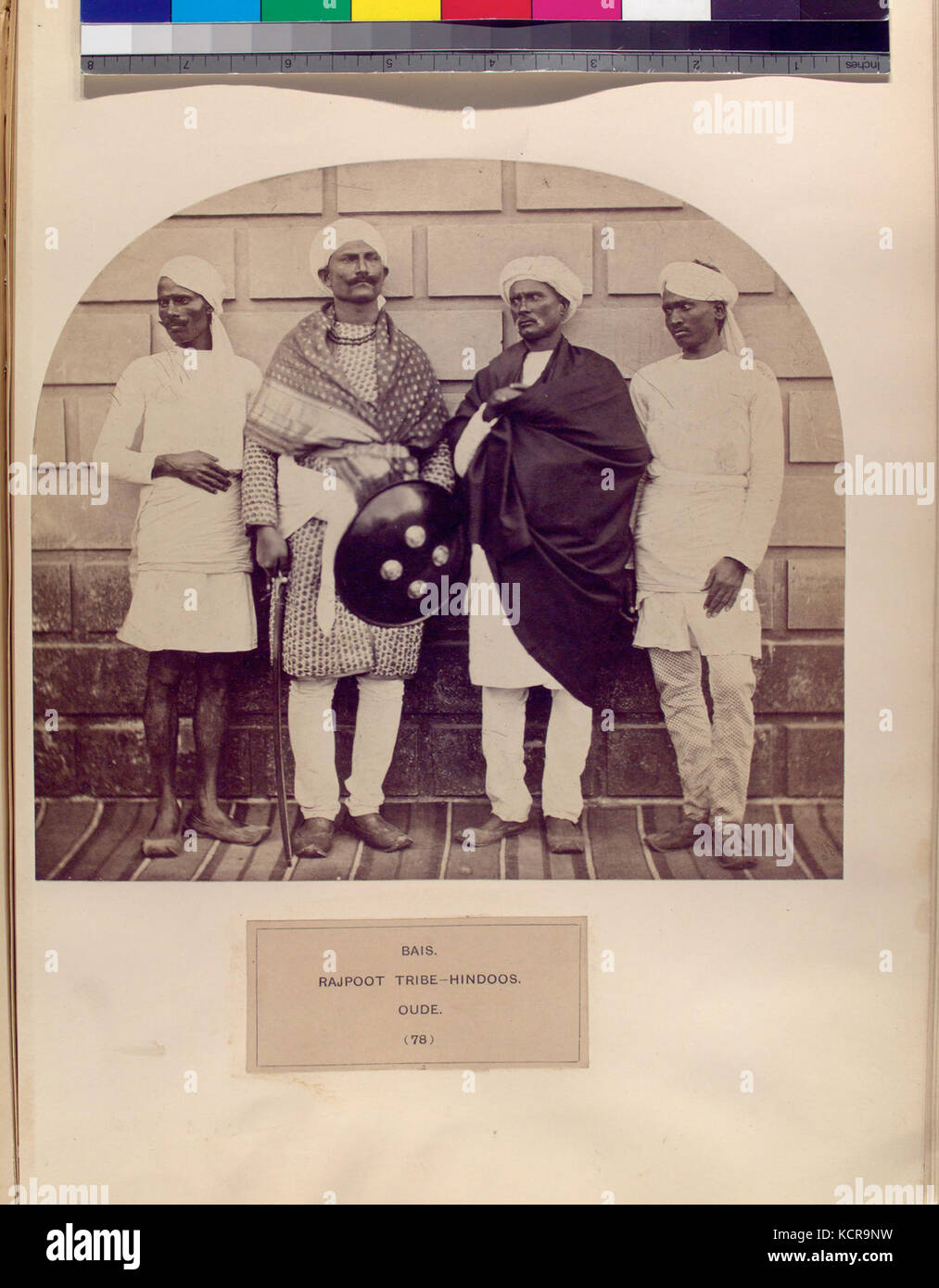 Bais, Rajpoot tribe, Hindoos, Oude (NYPL b13409080 1125313 Stock Photo ...