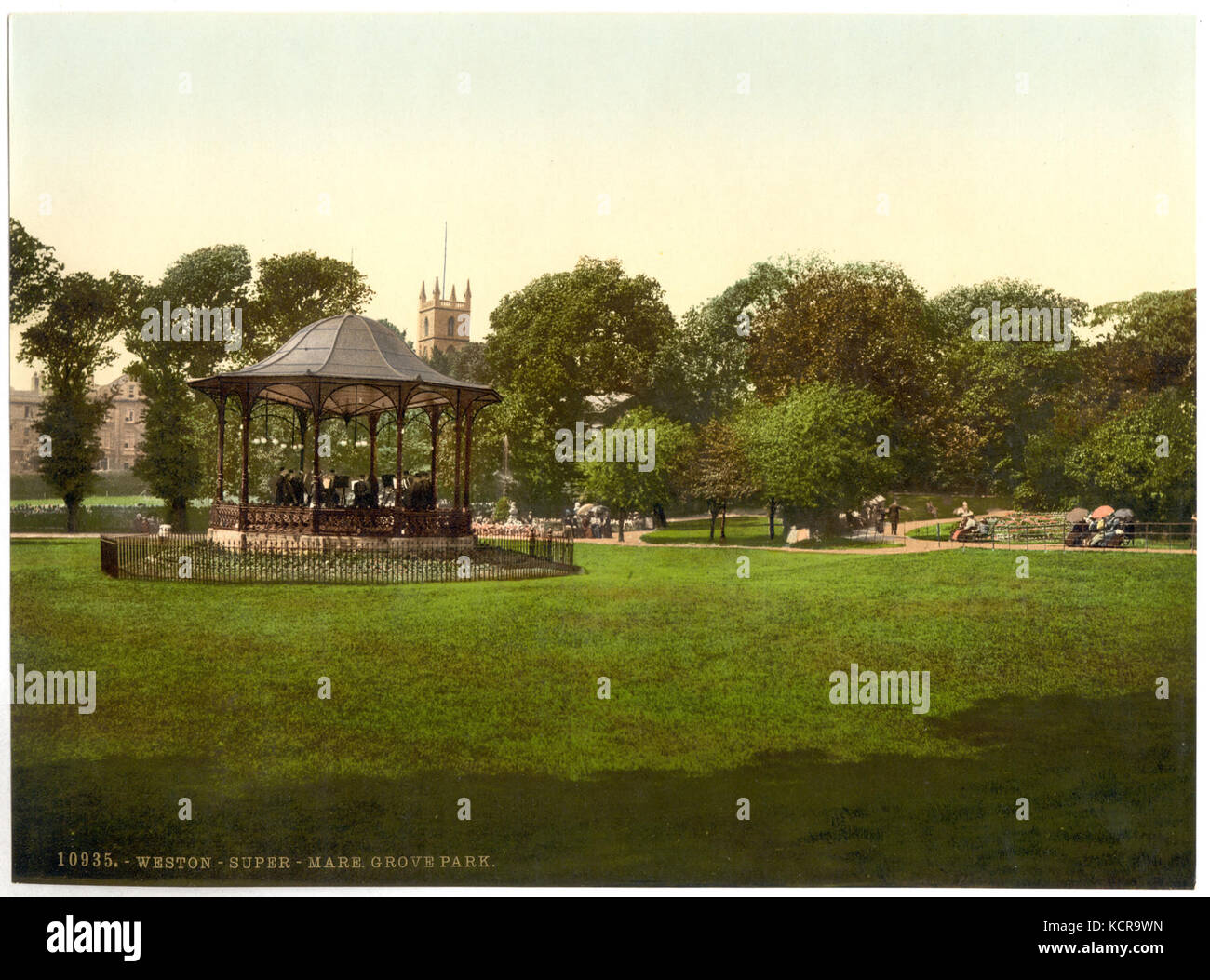 Grove Park, Weston Super Mare, 1890s Stock Photo Alamy