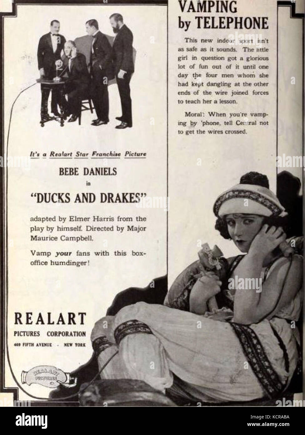 Ducks and Drakes (1921) 1 Stock Photo - Alamy