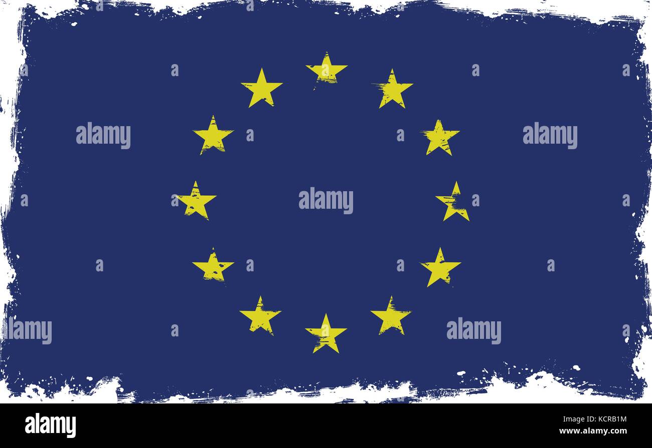 Threadbare Flag Threadbare flag of European Union Stock Vector Image & Art - Alamy