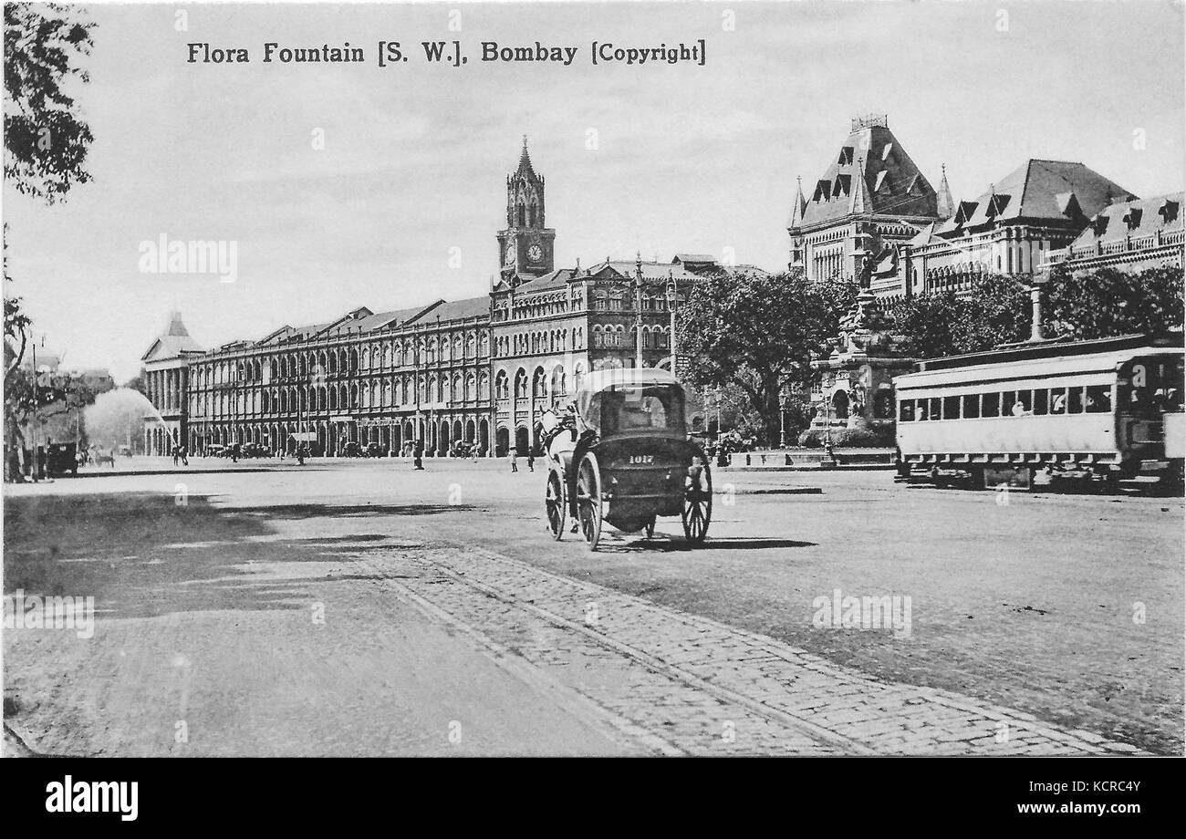 Statue flora fountain mumbai hi-res stock photography and images - Alamy