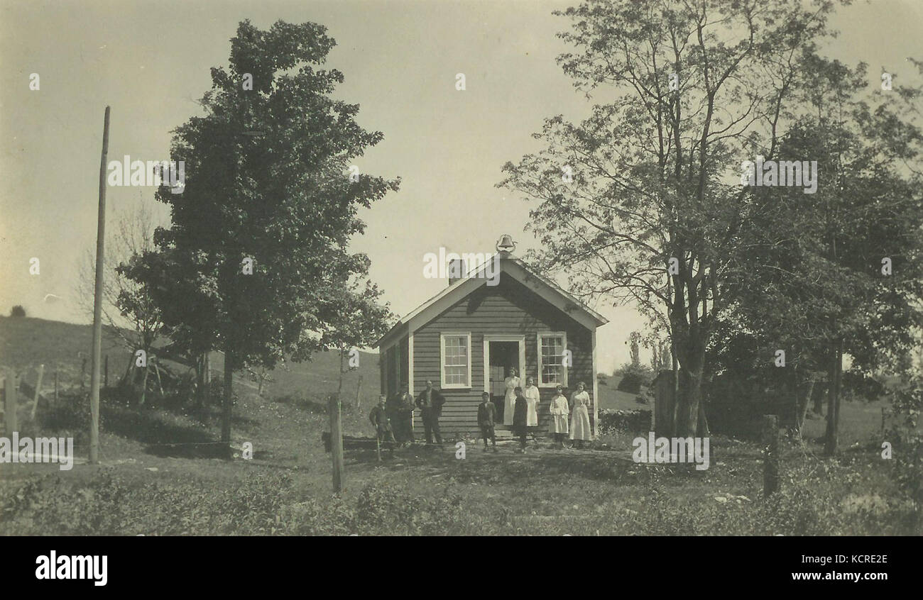 Edmeston NY Dist 02 Tucker School Stock Photo Alamy