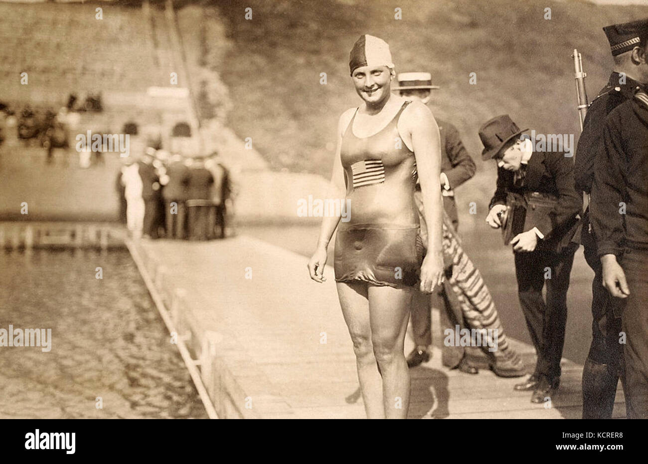 Ethelda Bleibtrey 1920b Stock Photo Alamy