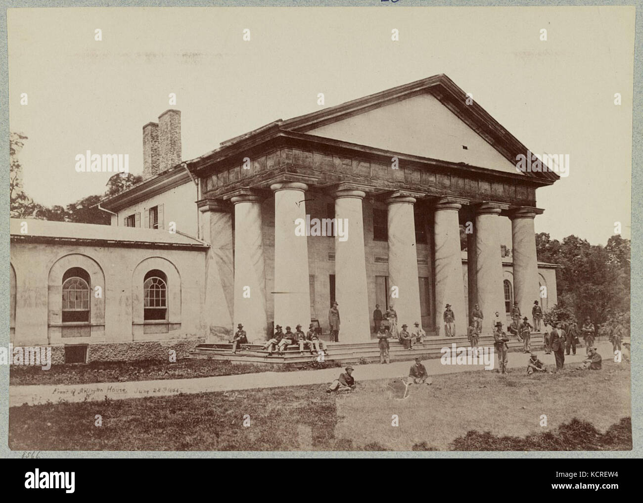 Arlington House, Va., June 28, 1864 34815v Stock Photo