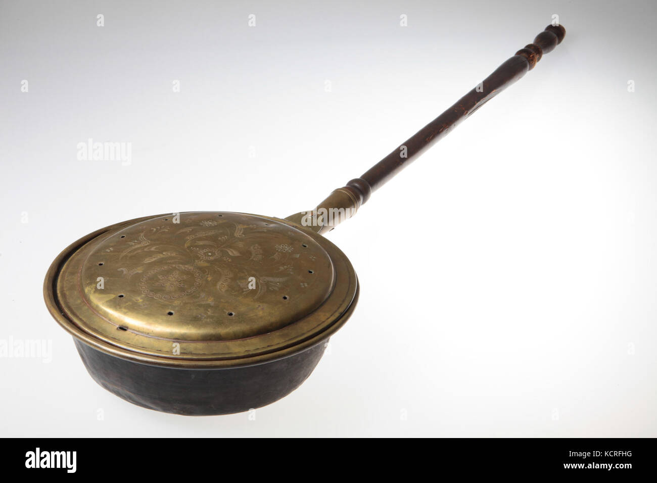 Brass Bed Warmer Stock Photo Alamy