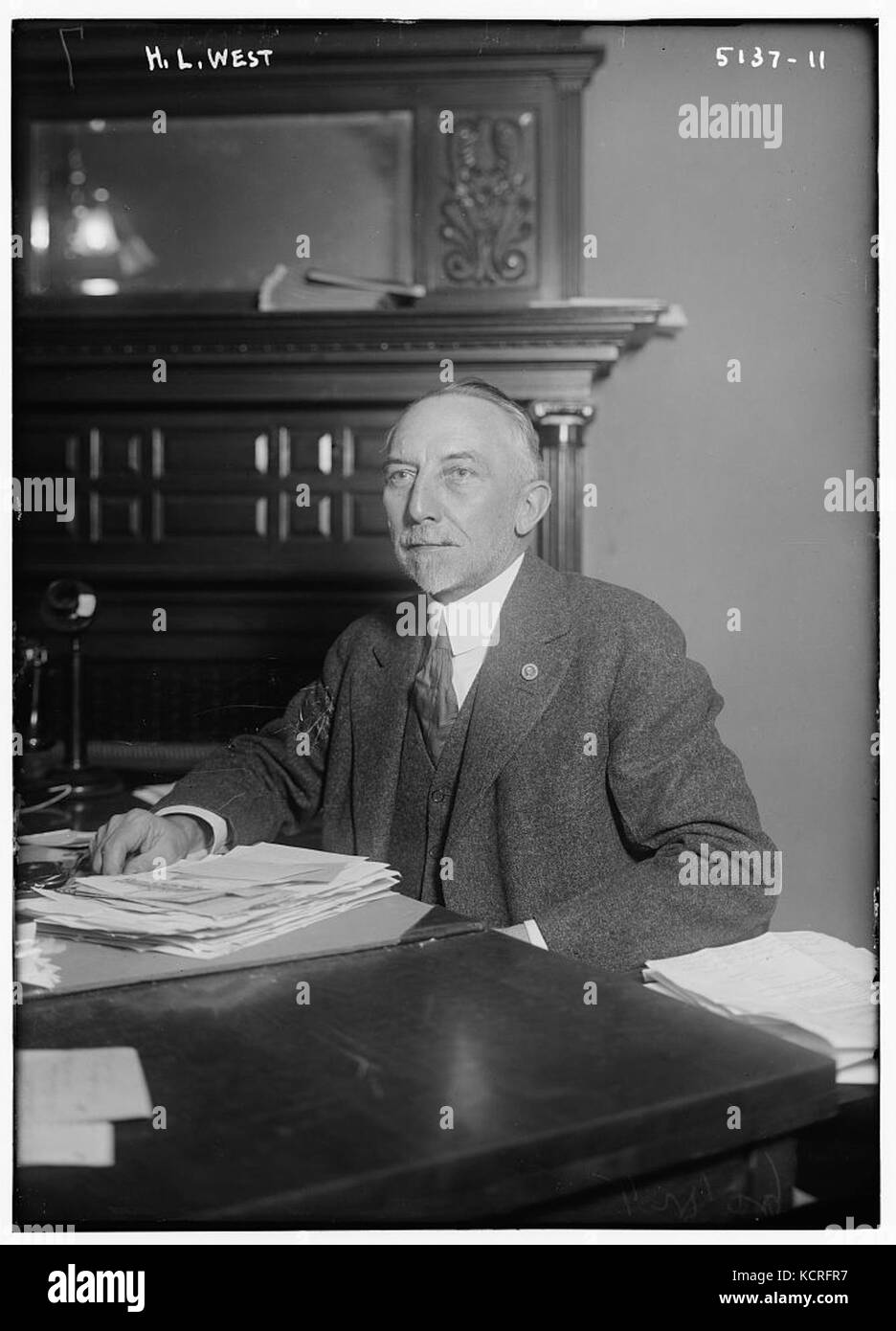 Henry Litchfield West in 1920 Stock Photo Alamy