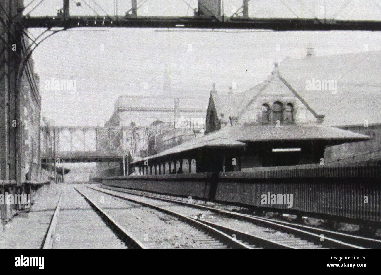 Back Bay stations 1915 Stock Photo Alamy