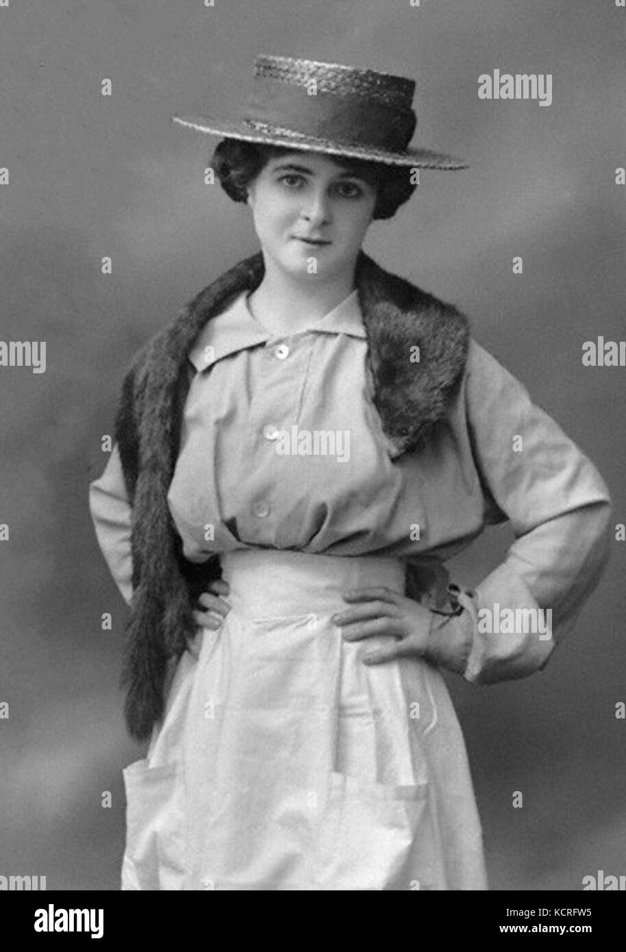 Flora Le Breton 1917 Stock Photo