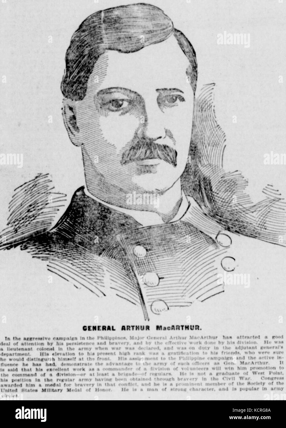 General Arthur McArthur (1899) Stock Photo