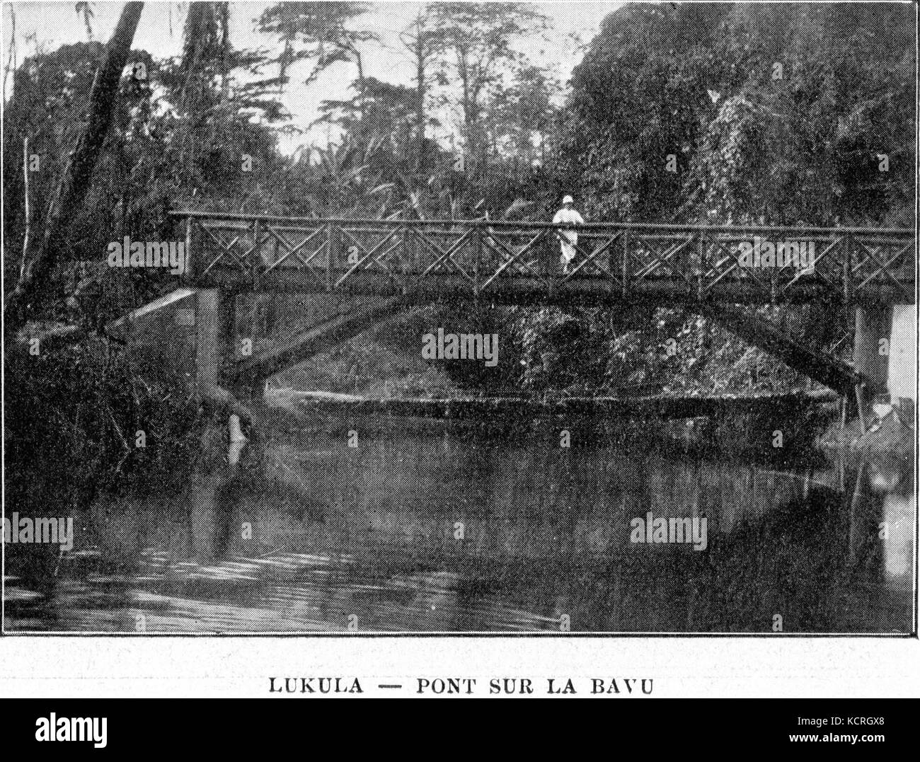 Brug over de Bavu Stock Photo - Alamy