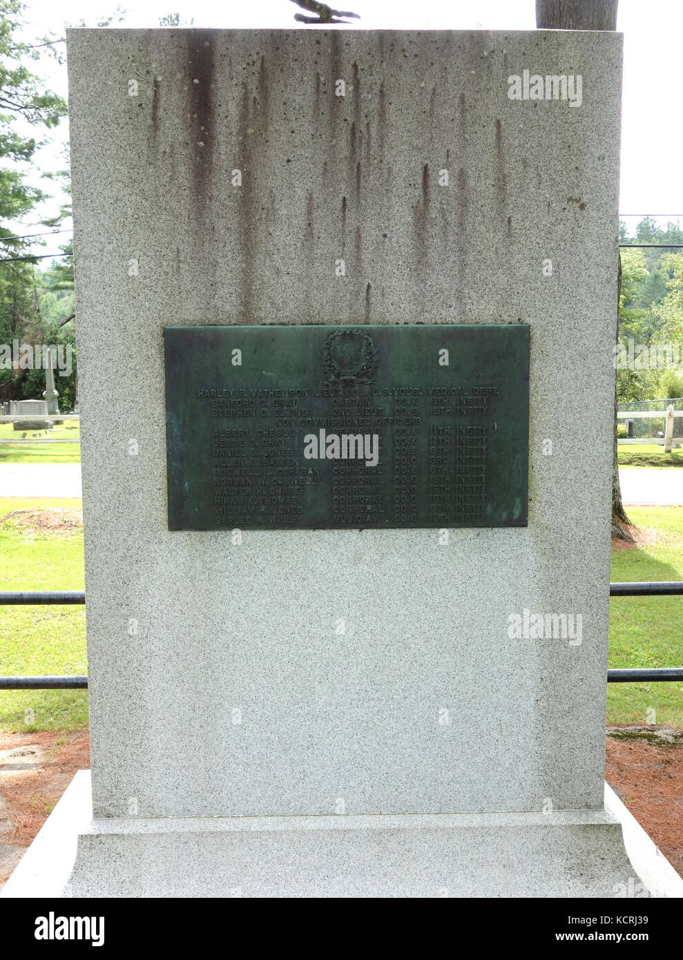 Civil War Memorial Wheelock, Vermont DSC04409 Stock Photo Alamy