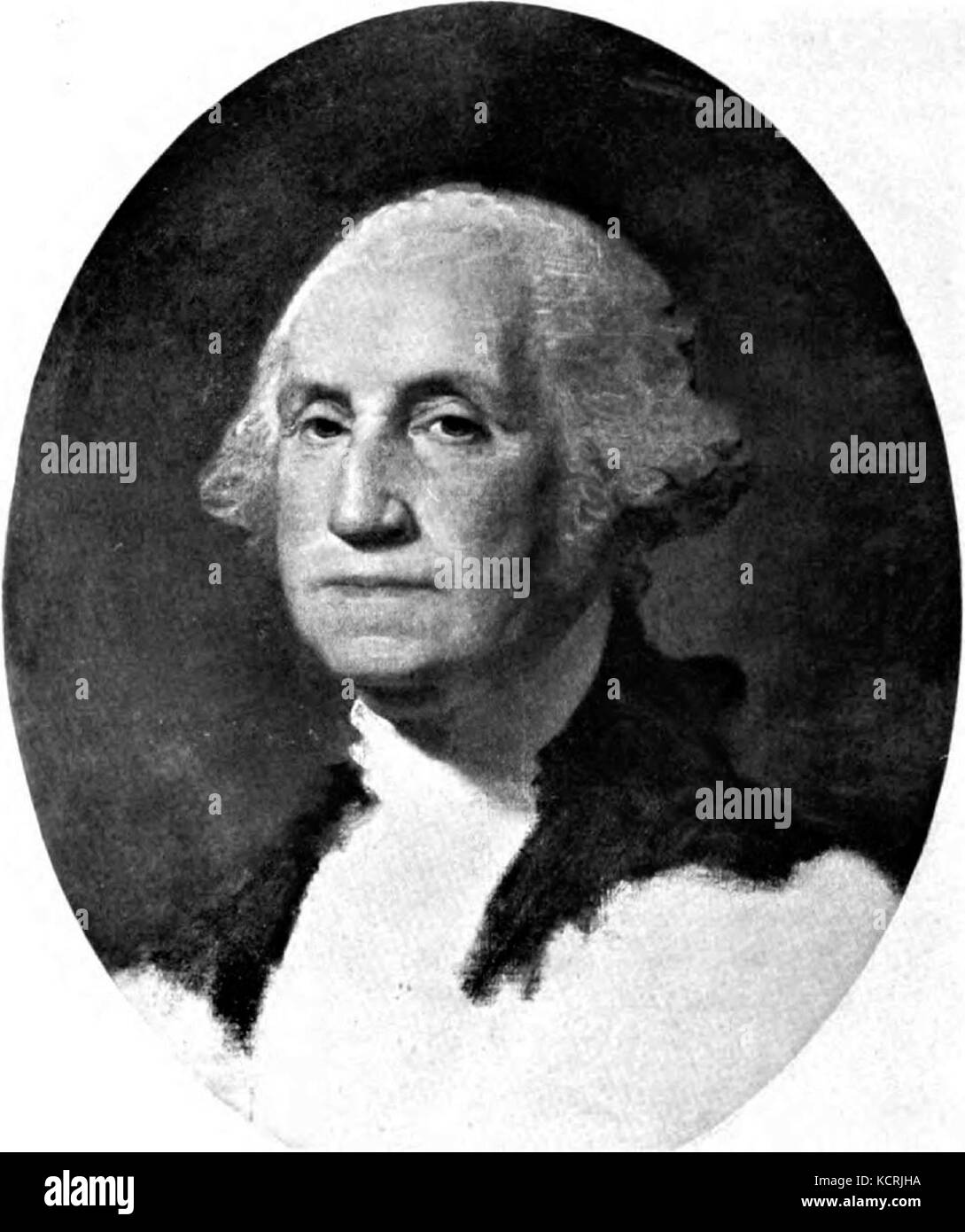 Historical representation george washington Black and White Stock ...
