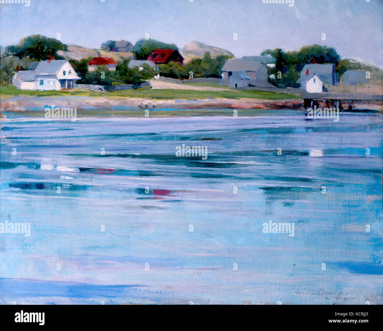 Half Tide, Annisquam River by Cecilia Beaux Stock Photo Alamy