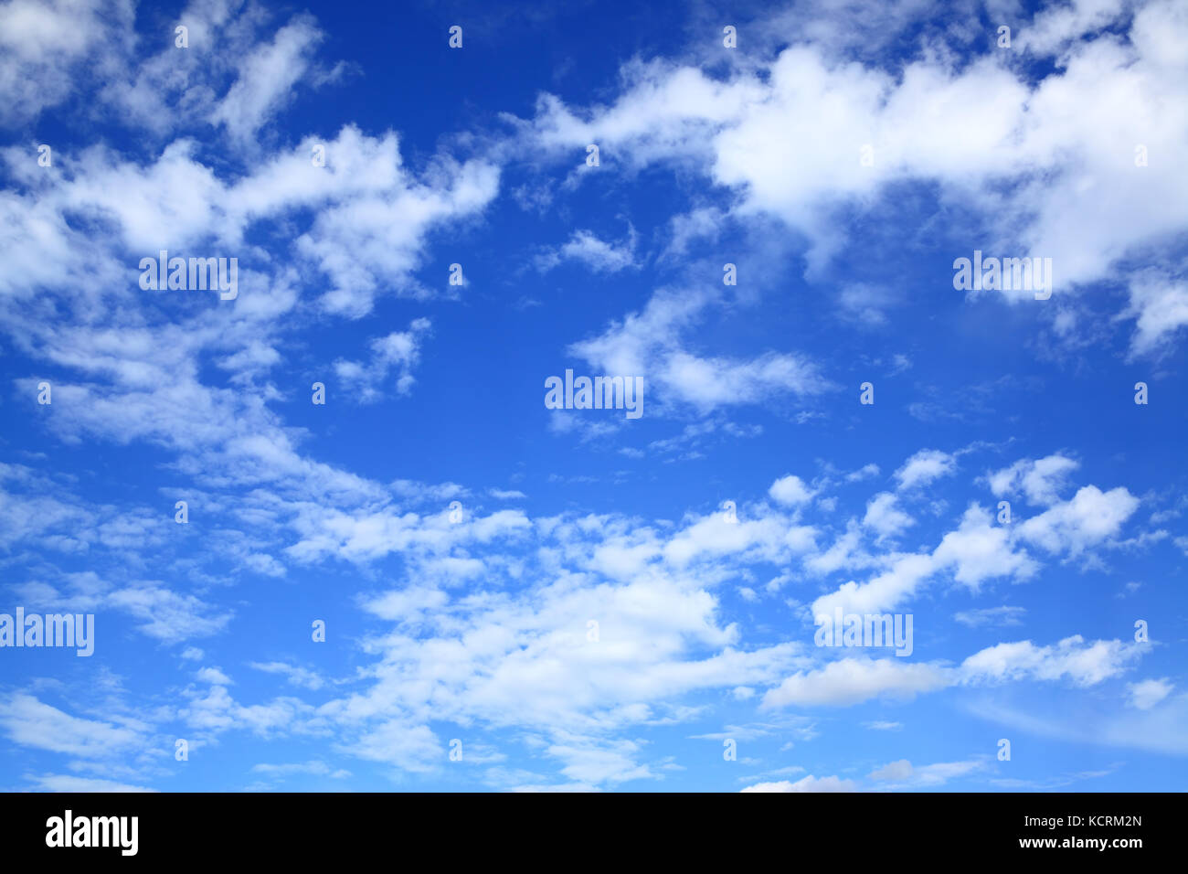 Dark blue sky with clouds, may be used as background Stock Photo - Alamy