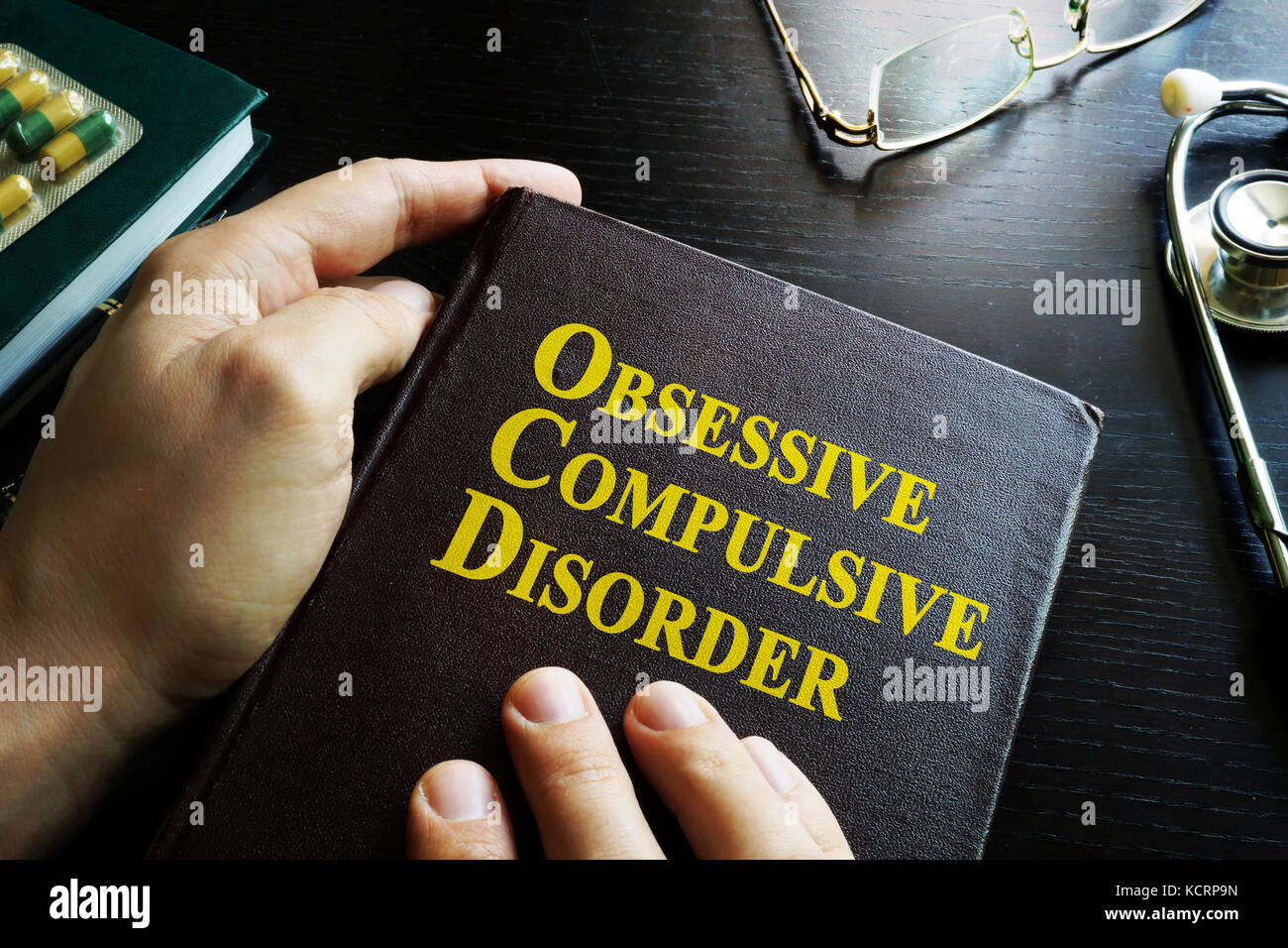 Book about disorder (OCD Stock Photo Alamy