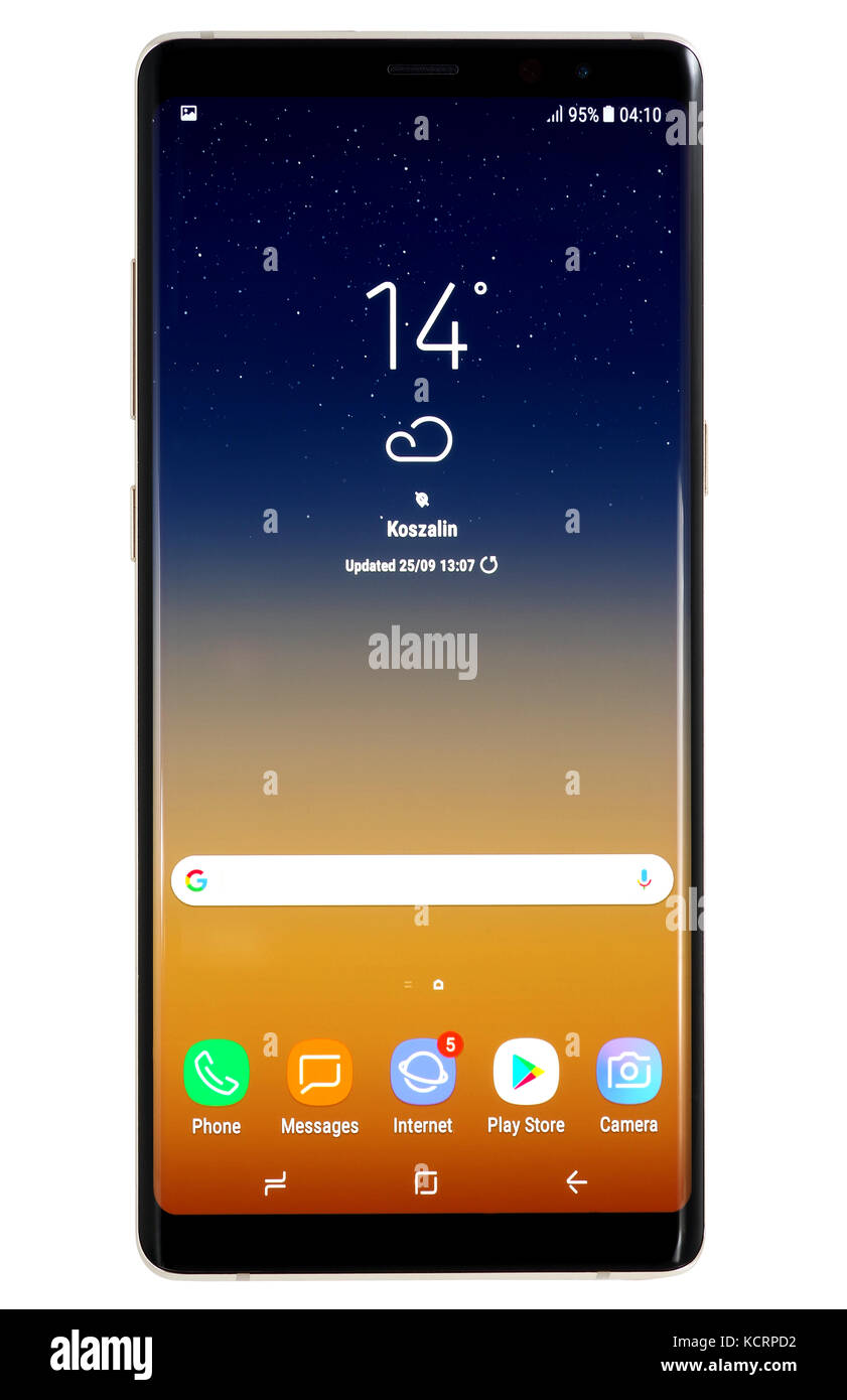Samsung Smartphone White Background Hi Res Stock Photography And Images Alamy