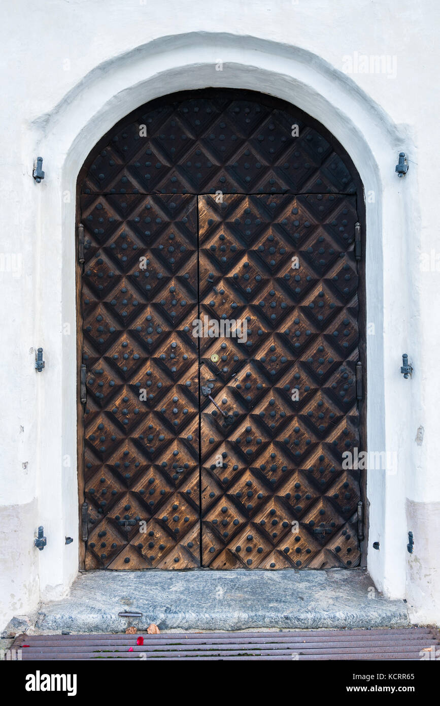 Doors to cathedral in Porvoo, Finland Stock Photo Alamy