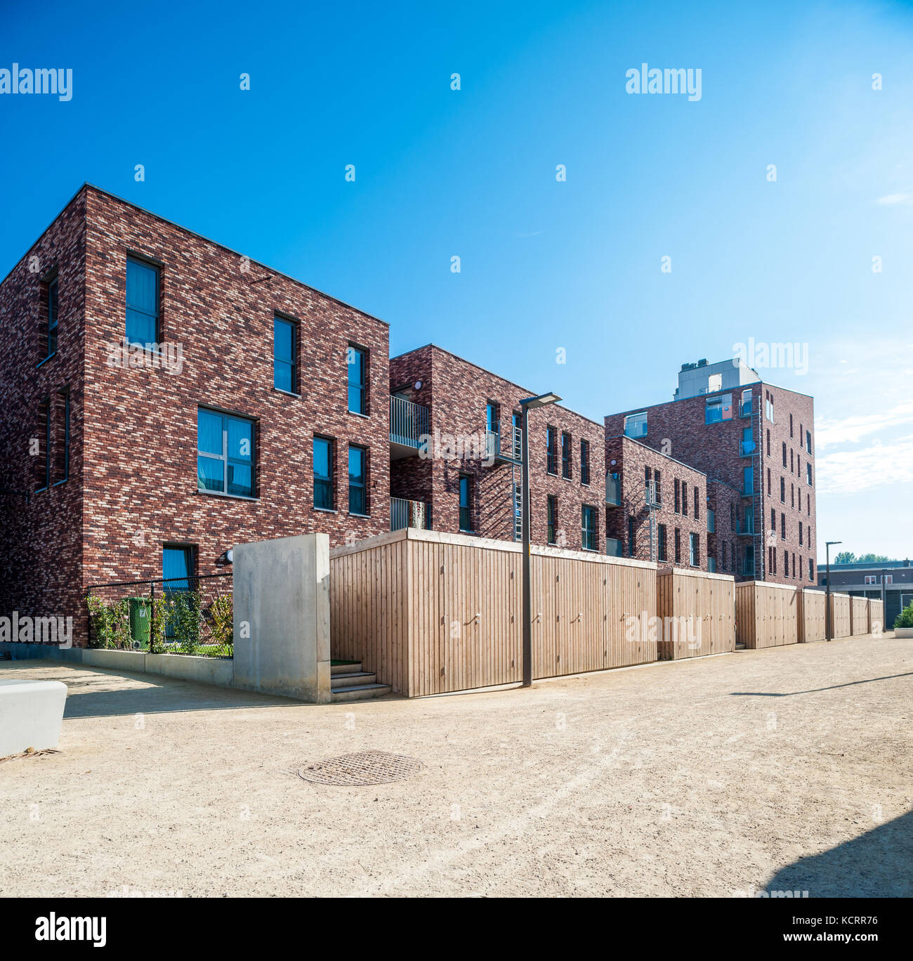 Belgium, Antwerp, residential Manchesterlaan designed by Polo architects  Stock Photo - Alamy