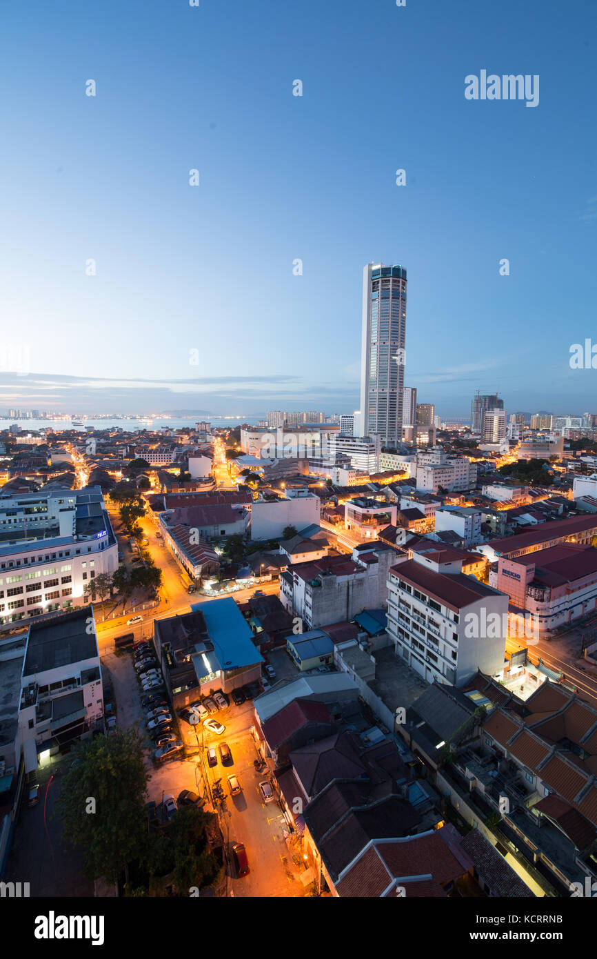 Penang island komtar Stock Photo