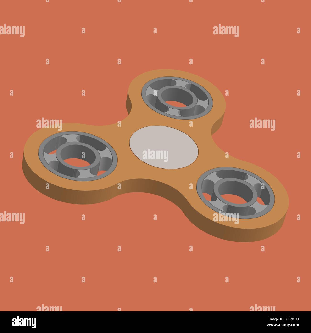 Hand fidget spinner toy. Vector illustration Stock Vector Image & Art ...