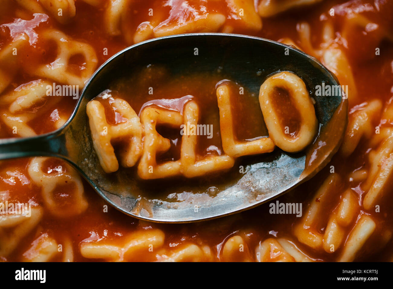 Alphabet spaghetti hires stock photography and images Alamy