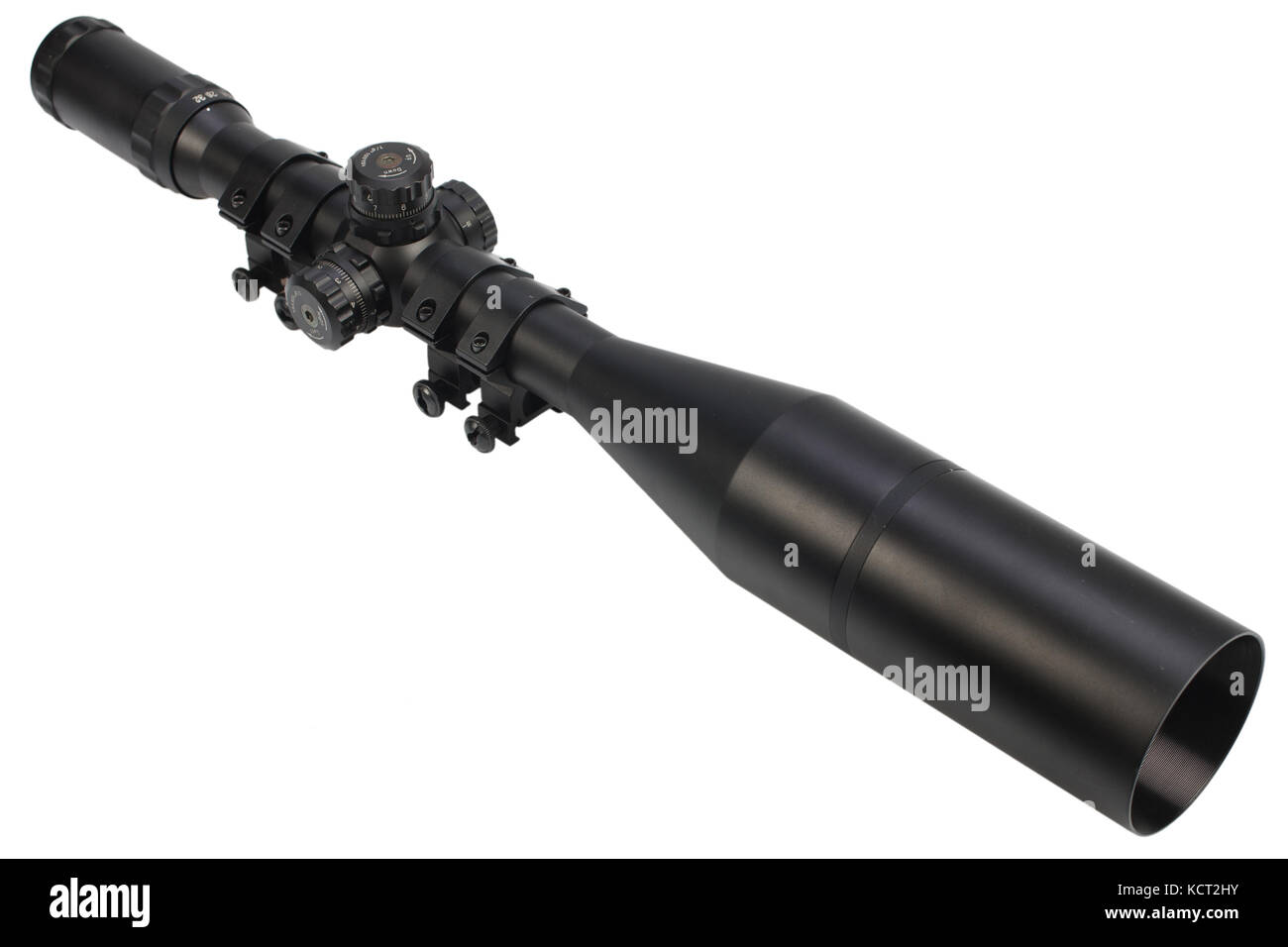 sniper scope isolated on white Stock Photo - Alamy