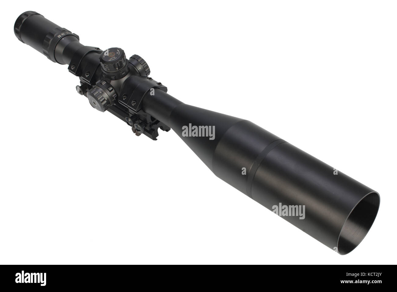 sniper scope isolated on white Stock Photo Alamy