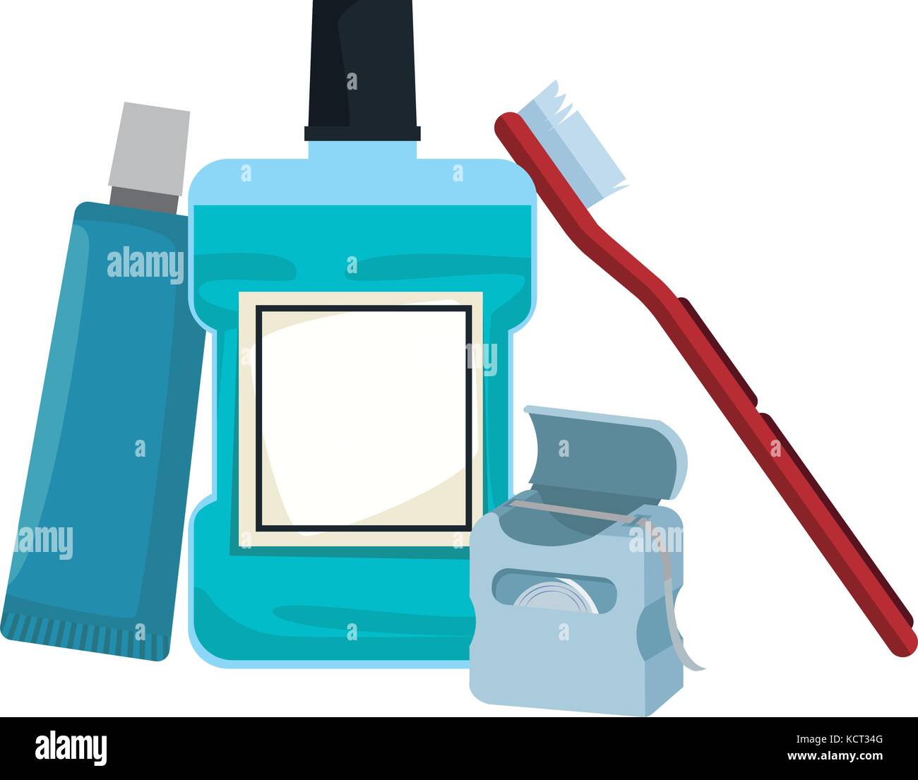 Dental hygiene products Stock Vector Image & Art Alamy