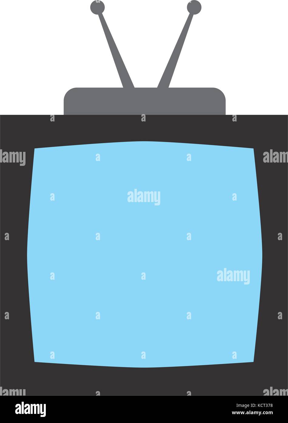 Old tv isolated Stock Vector Image & Art - Alamy