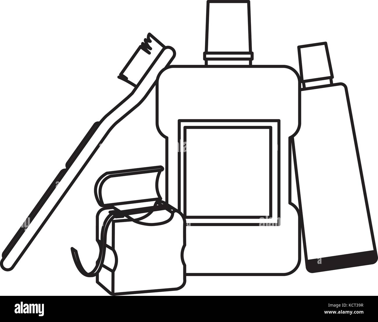 Dental hygiene products Stock Vector Image & Art Alamy
