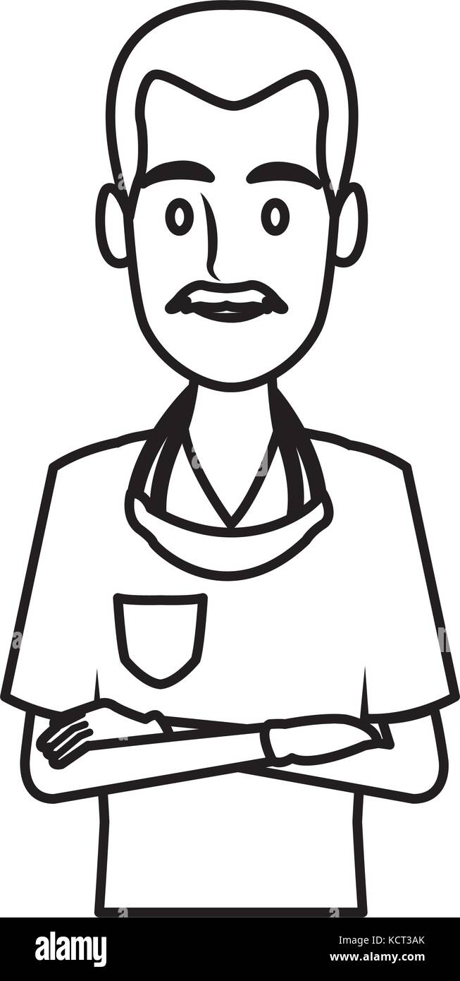 Dentist cartoon isolated Stock Vector Image & Art Alamy