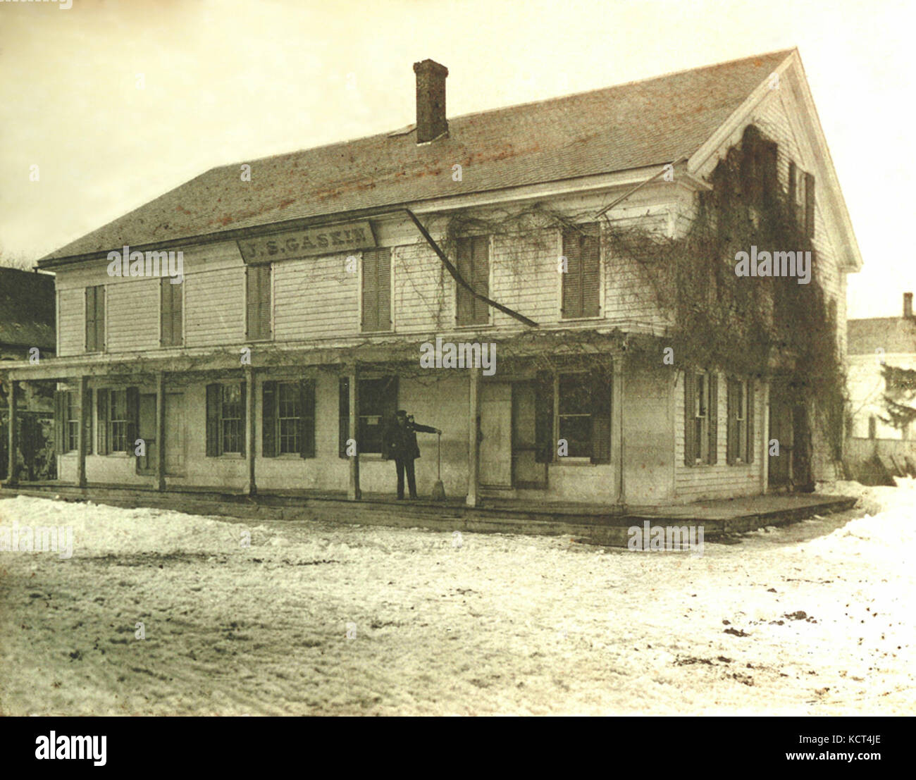 Edmeston NY Gaskin House Early 200 Stock Photo Alamy
