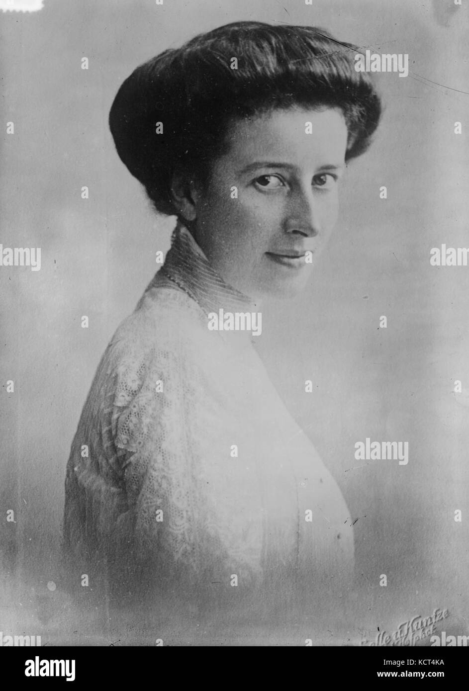 Countess Ina Marie von Bassewitz Stock Photo