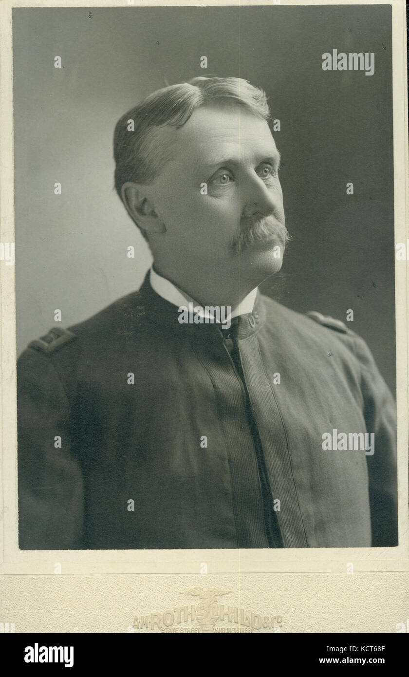 Charles McClure, Major and Paymaster, U.S. Army, Army of the Philippines Stock Photo