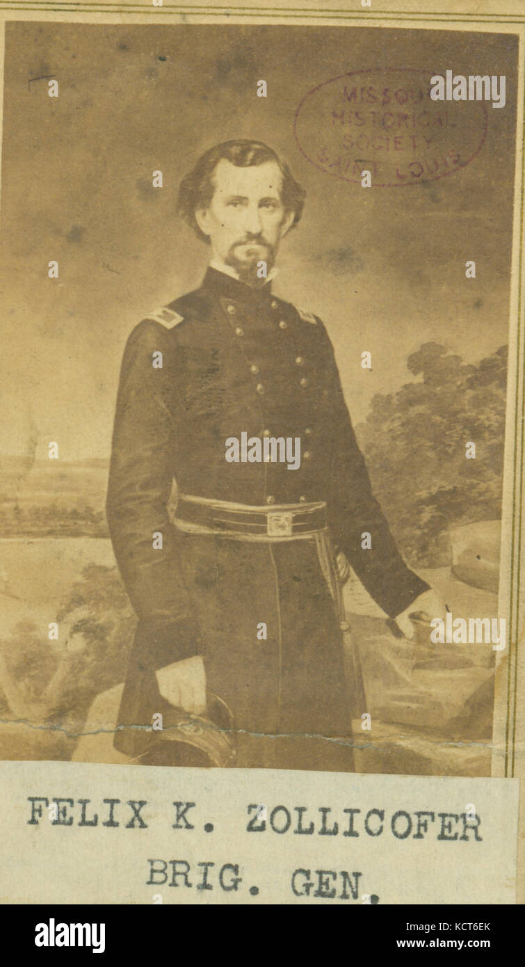 Felix K. Zollicoffer, General (Confederate Stock Photo Alamy