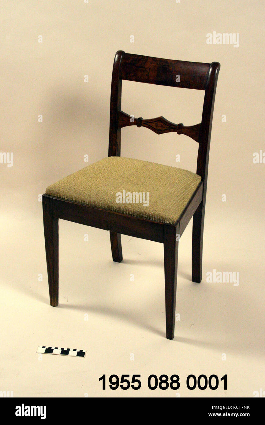 Empire Chair with Inlay Stock Photo Alamy