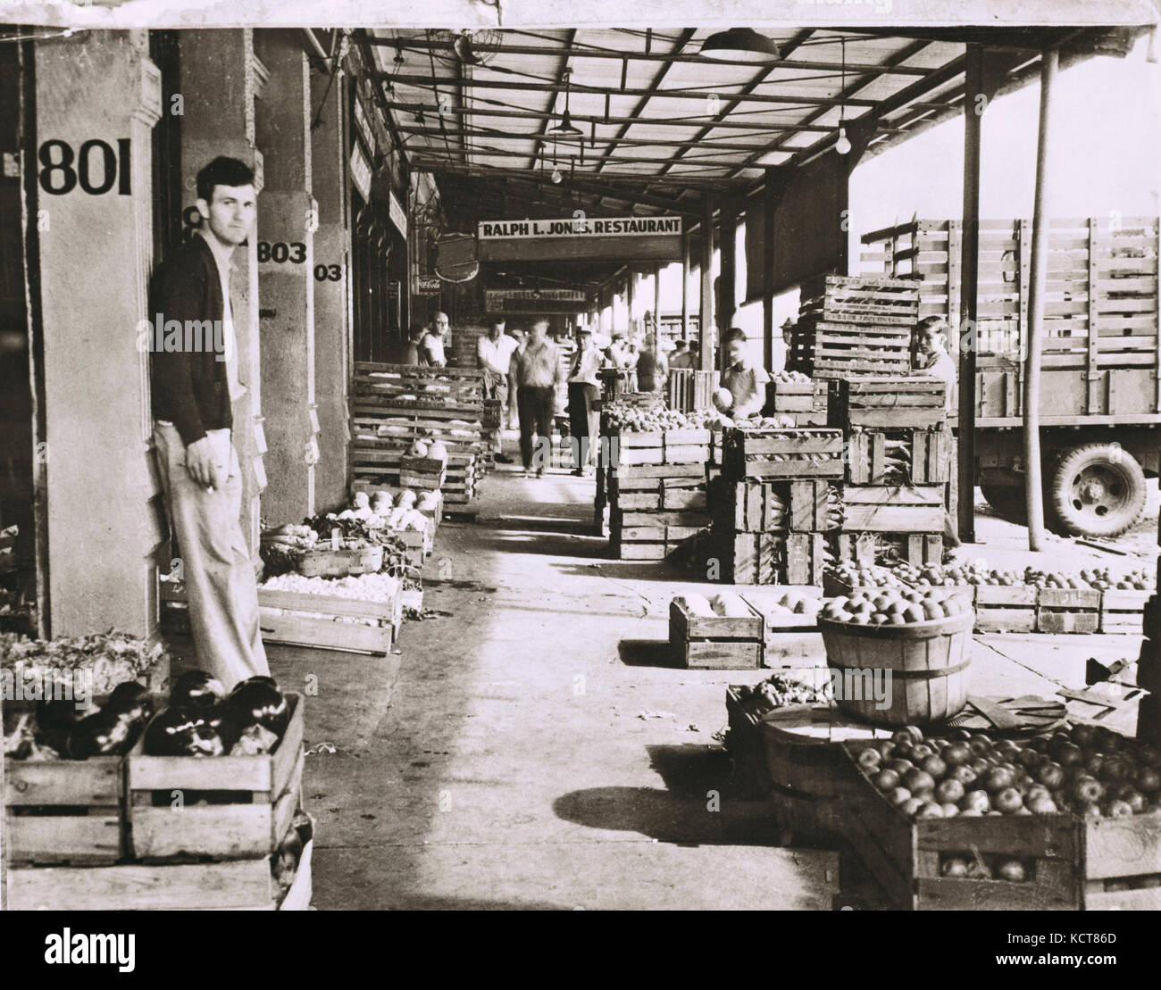 Commission Row (Produce Row), St. Louis Stock Photo Alamy