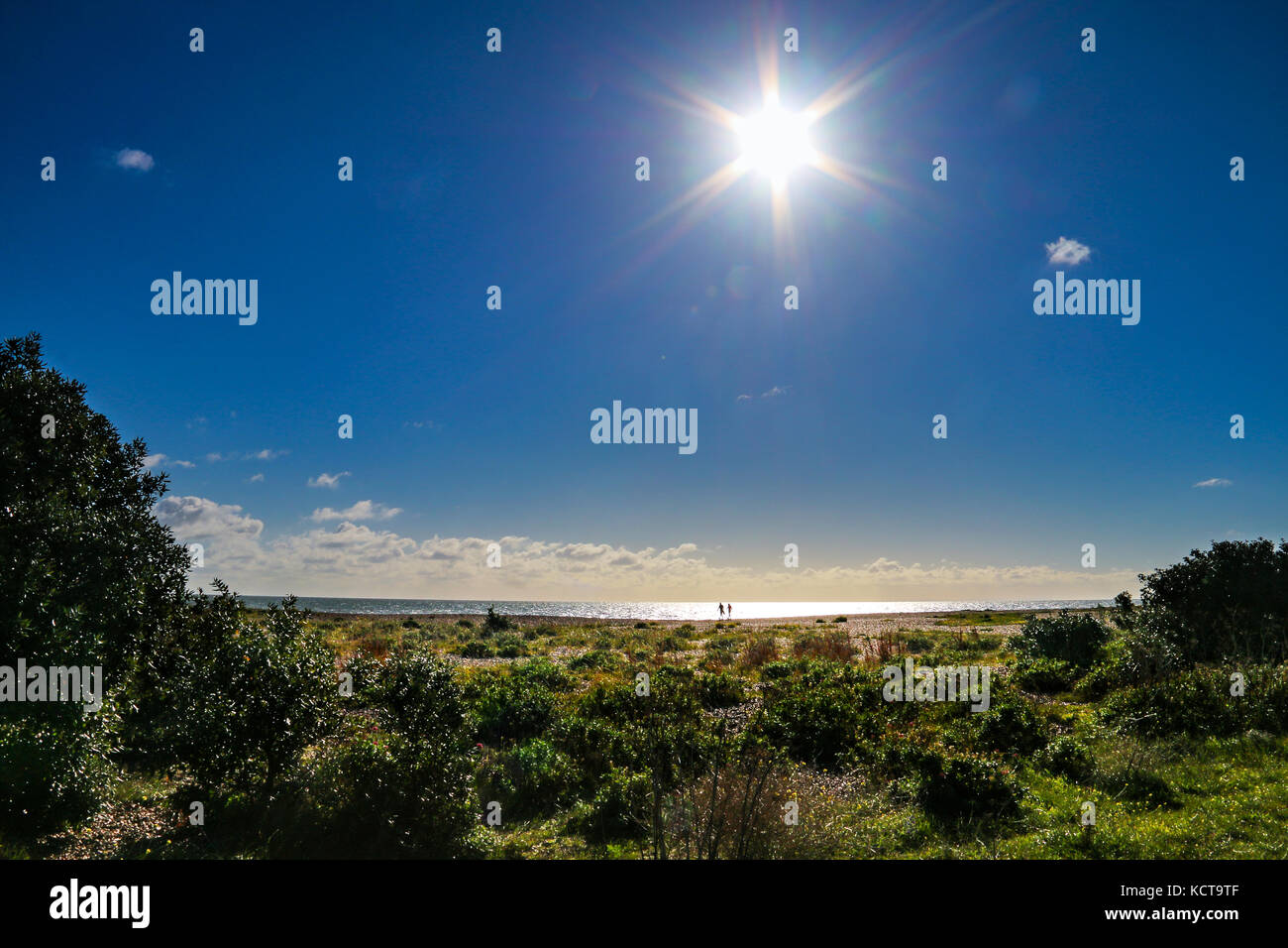 The insignificance of mankind. Stock Photo