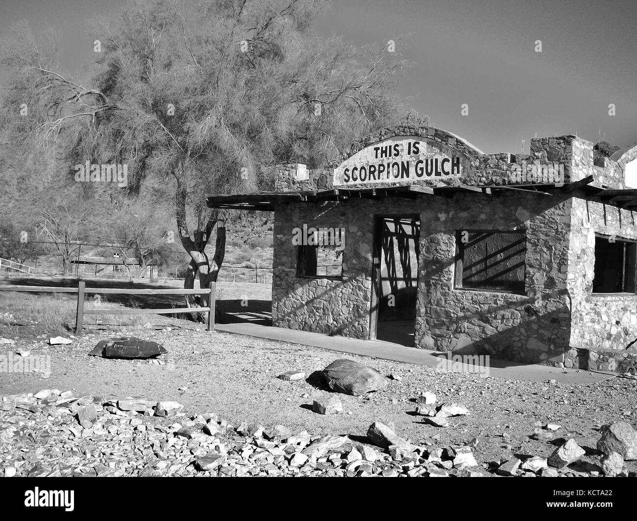 Scorpion gulch at South Mountain Park in Phoenix, Arizona. A tourist destination south of