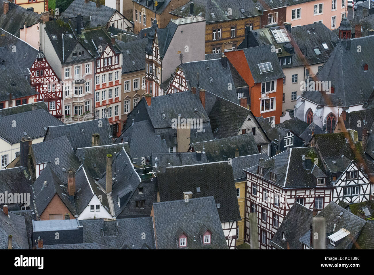 historic centre, Bernkastel-Kues, Mosel, Germany Stock Photo