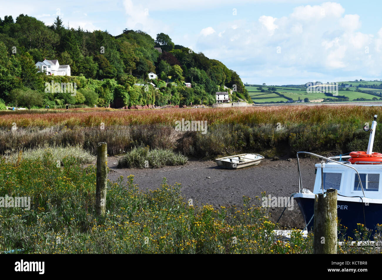 Laugharne, Wales Stock Photo